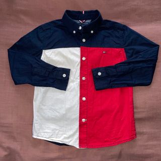 トミーヒルフィガー(TOMMY HILFIGER)のかわいいTOMMY HILFIGER トミーヒルフィガー ボタン シャツ 120(ブラウス)