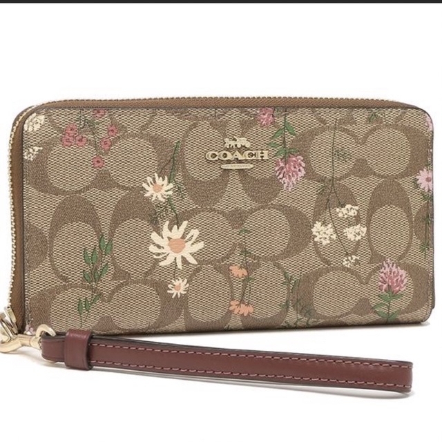 COACH(コーチ)のコーチ 長財布 花柄 新品 レディースのファッション小物(財布)の商品写真