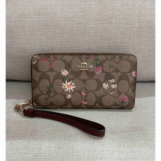 コーチ(COACH)のコーチ 長財布 花柄 新品(財布)