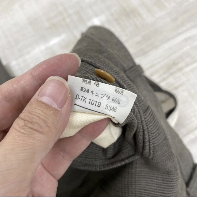 TAKEO KIKUCHI(タケオキクチ)のACEIFA タケオキクチ ウール グレンチェック トラウザーズ パンツ 46 メンズのパンツ(スラックス)の商品写真