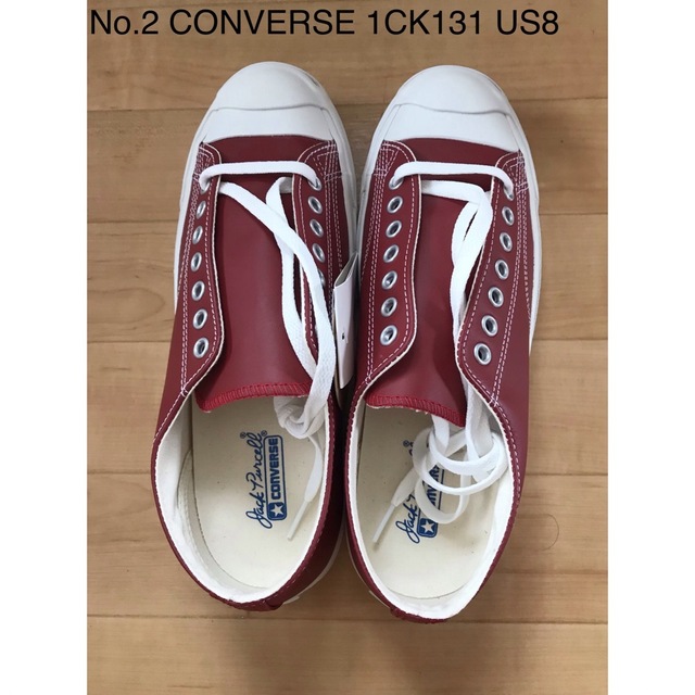 新品 26.5cm CONVERSE JACKPURCELL LEA RED