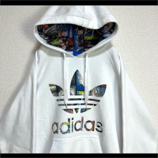 adidas - adidas アディダス パーカー ホワイト マルチカラー ...