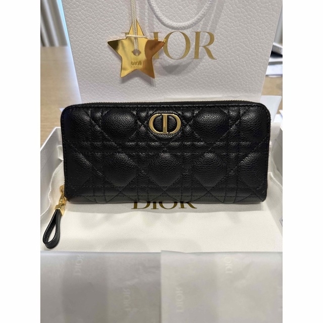 絶品】 DIOR - Dior CARO ウォレット ディオール長財布 VOYAGEUR 財布