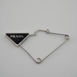 プラダ(PRADA)のプラダ PRADA ピアス
 トライアングル 片耳 シルバー(ピアス)