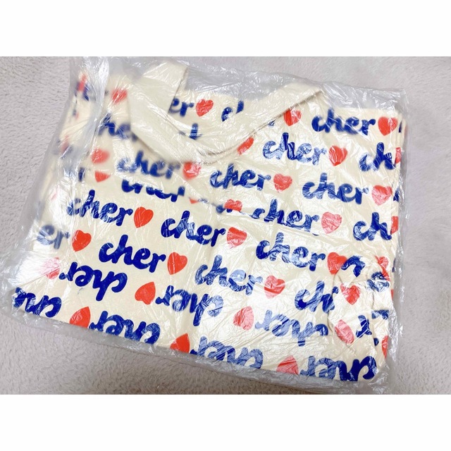 Cher(シェル)の梨花愛用★cher初期バージョンエコバッグ中サイズ未開封 レディースのバッグ(エコバッグ)の商品写真