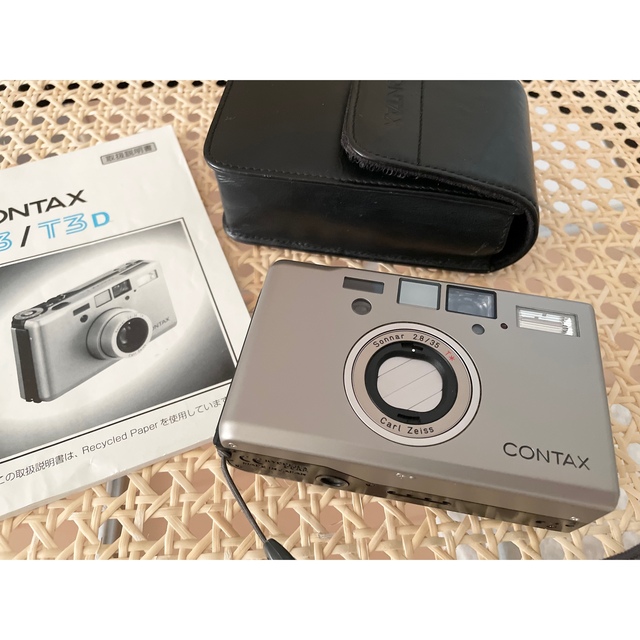 京セラ(キョウセラ)の※最終値下げ※【美品】【貴重な後期型】CONTAX T3 フィルムカメラ スマホ/家電/カメラのカメラ(フィルムカメラ)の商品写真