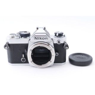 ニコン(Nikon)の実用品　NIKON FM シルバー　フィルムカメラ　モルト新品交換済 Y399(フィルムカメラ)