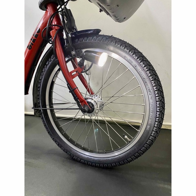 電動自転車 ブリヂストン ビッケポーラー 20インチ 13.2ah 3人乗り 赤