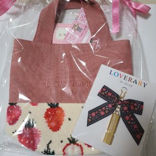 フェイラー(FEILER)のLOVERARYBYFEILER ストロベリードットトートバッグ ピンク新品未使(トートバッグ)