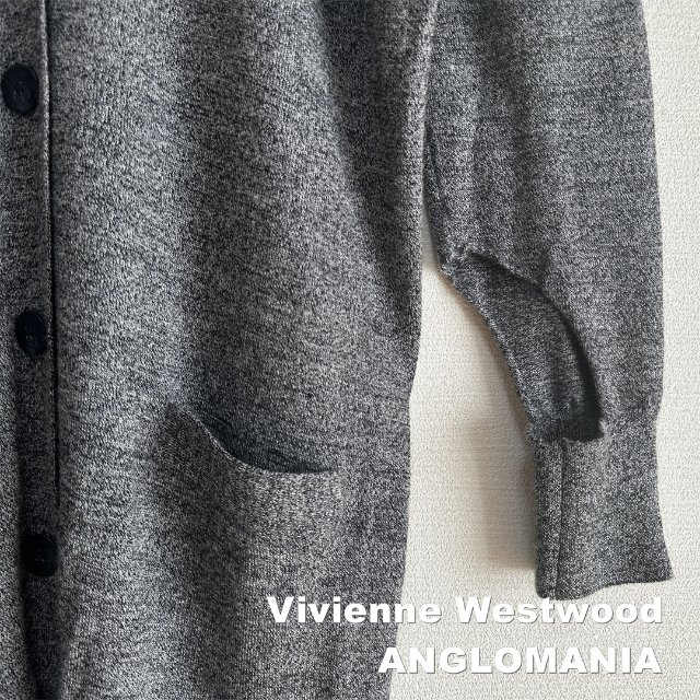 Vivienne Westwood(ヴィヴィアンウエストウッド)の【Vivienne Westwood】ショルダーカット ホール カーディガン レディースのトップス(カーディガン)の商品写真