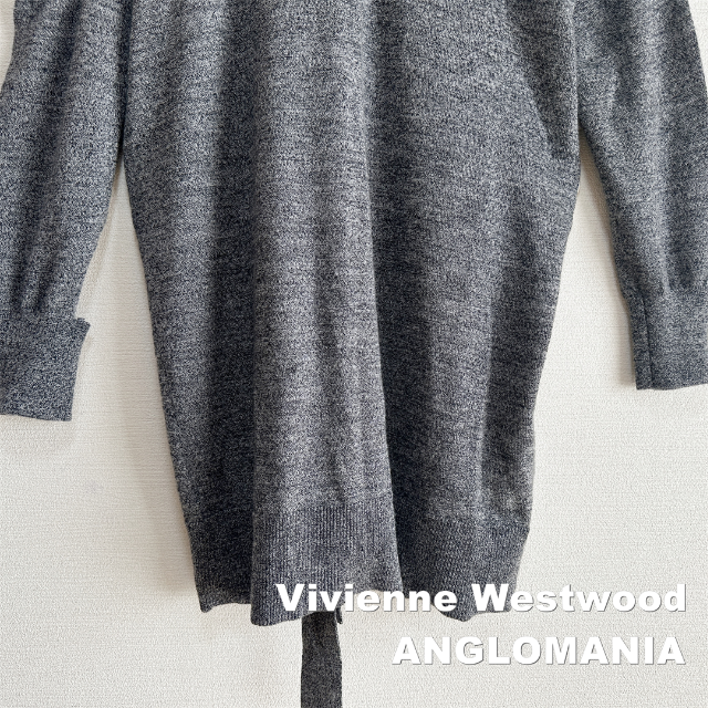 Vivienne Westwood(ヴィヴィアンウエストウッド)の【Vivienne Westwood】ショルダーカット ホール カーディガン レディースのトップス(カーディガン)の商品写真