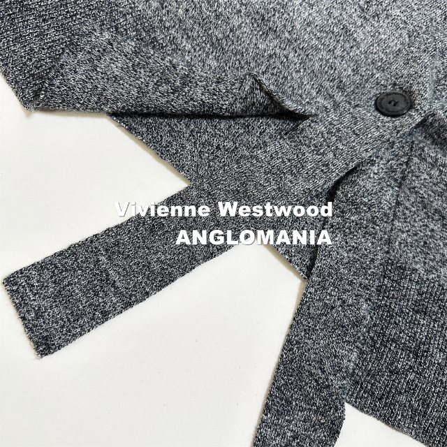 Vivienne Westwood(ヴィヴィアンウエストウッド)の【Vivienne Westwood】ショルダーカット ホール カーディガン レディースのトップス(カーディガン)の商品写真