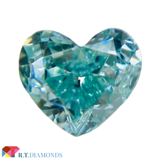 FANCY INTENSE GREENISH BLUE* 0.71ct HS(その他)