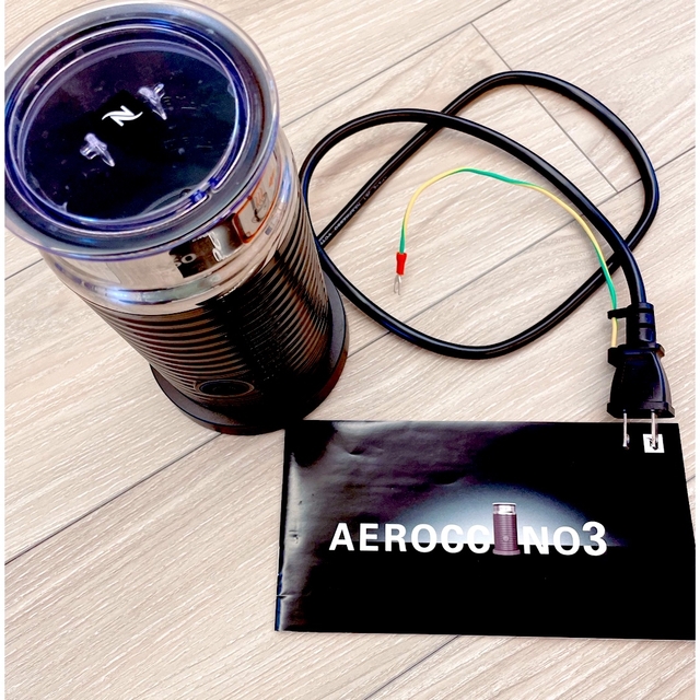 NESPRESSO(ネスプレッソ)のNespresso AEROCCINO3 エアロチーノ　ミルクフォーマー スマホ/家電/カメラの調理家電(調理機器)の商品写真