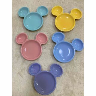 ディズニー(Disney)のミッキー⭐︎小皿５枚入り(食器)