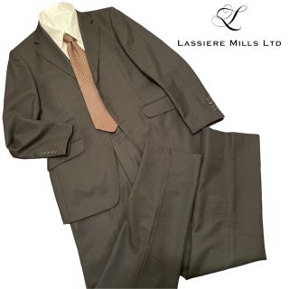 ロロピアーナ(LORO PIANA)の【美品】LASSIERE MILLS セットアップ　ブラック　L(セットアップ)