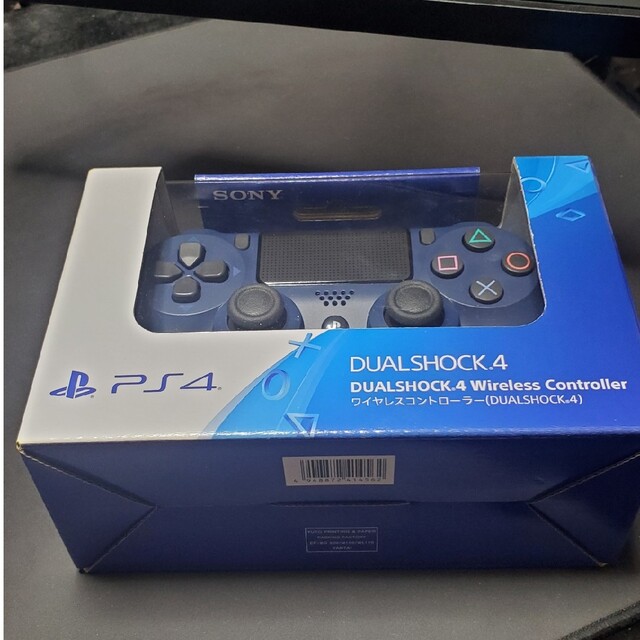 【新品・純正品】PS4用コントローラーDUALSHOCK4 ミッドナイトブルー