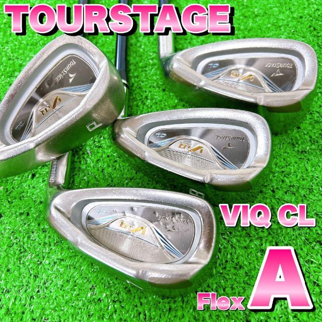 ☆レディース☆TOURSTAGE ViQ CL アイアンセット ツアーステージ