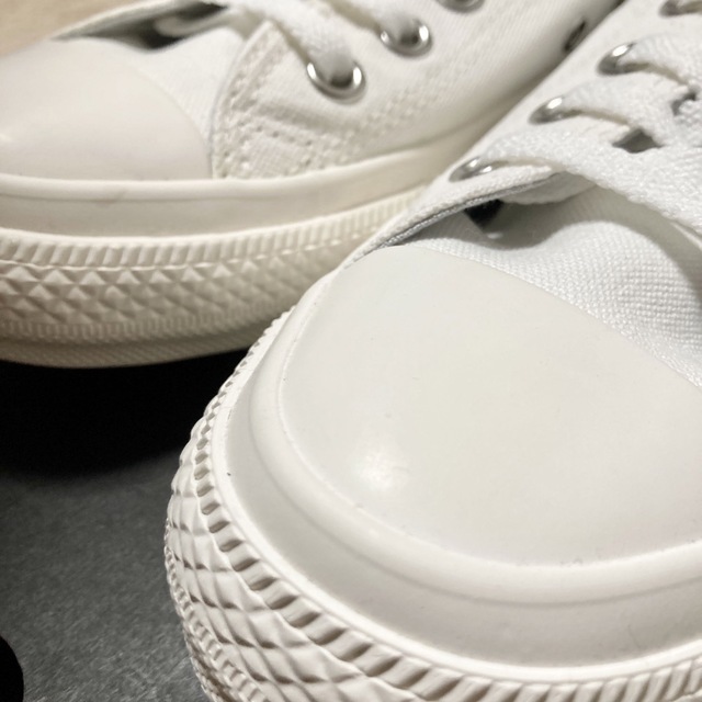 CONVERSE(コンバース)のコンバース スニーカー 白 EYELET-PT OX オールスター オフホワイト レディースの靴/シューズ(スニーカー)の商品写真