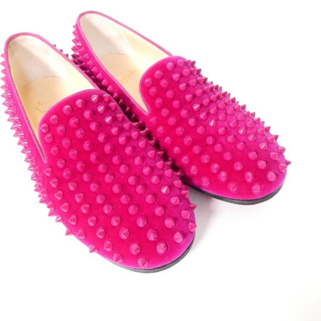 美品 Christian Louboutin スパイク フラットシューズ | www.espacios