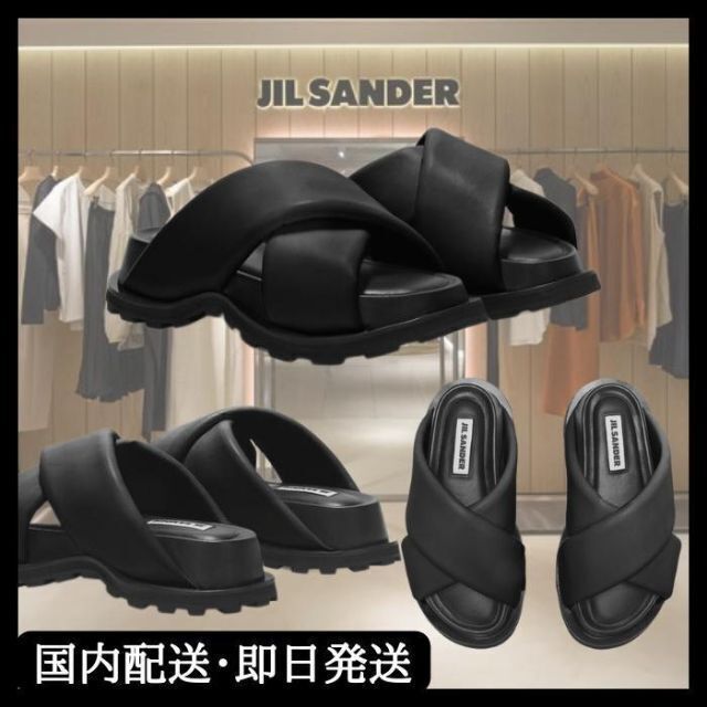 ☆人気商品☆JIL SANDER プラットフォームサンダル　 24.5cm レディースの靴/シューズ(サンダル)の商品写真