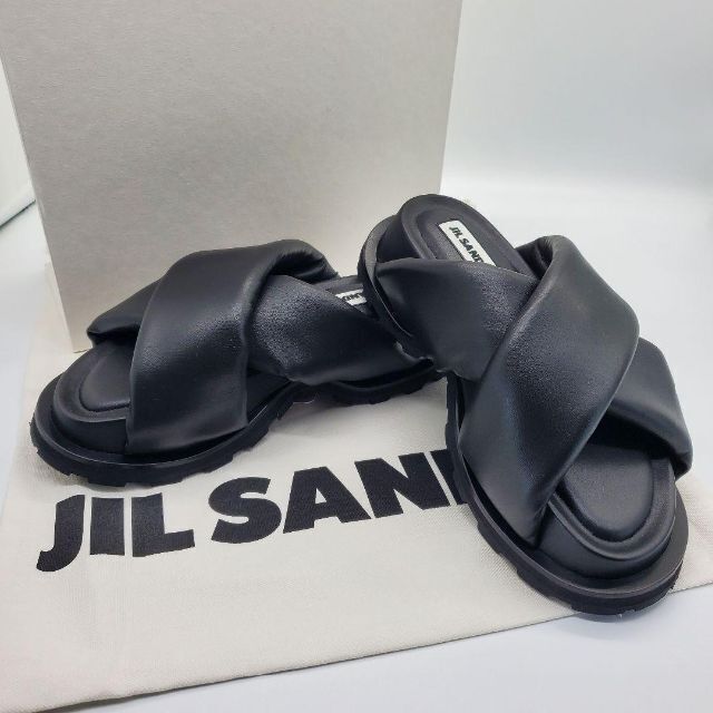 ☆人気商品☆JIL SANDER プラットフォームサンダル　 24.5cm レディースの靴/シューズ(サンダル)の商品写真
