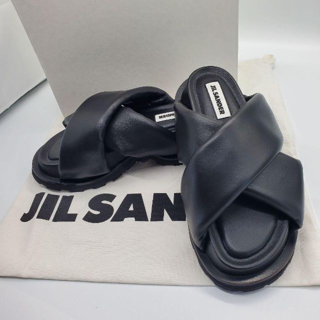 ☆人気商品☆JIL SANDER プラットフォームサンダル　 24.5cm レディースの靴/シューズ(サンダル)の商品写真