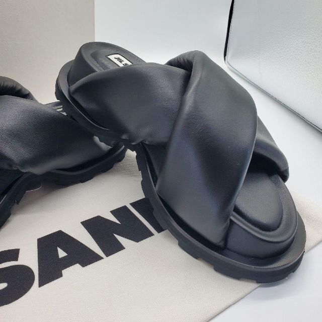 ☆人気商品☆JIL SANDER プラットフォームサンダル　 24.5cm レディースの靴/シューズ(サンダル)の商品写真