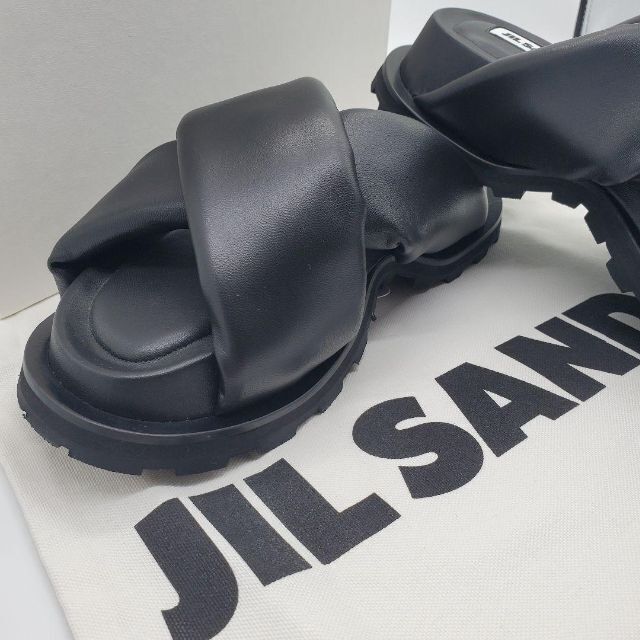 ☆人気商品☆JIL SANDER プラットフォームサンダル　 24.5cm レディースの靴/シューズ(サンダル)の商品写真