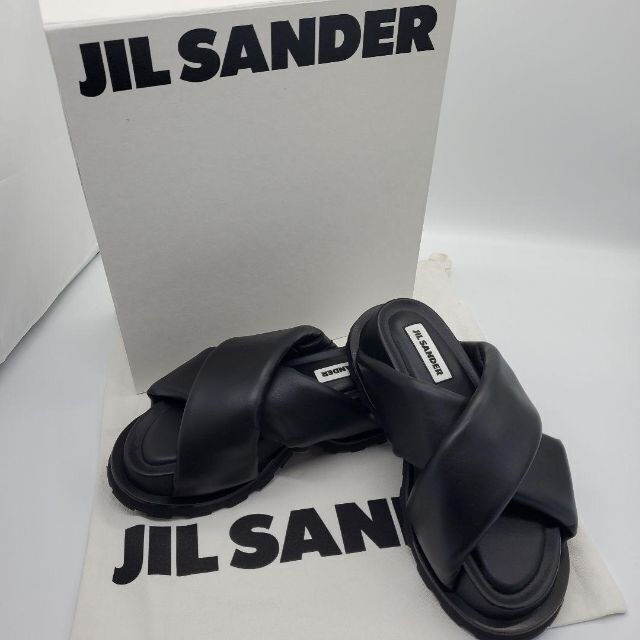 ☆人気商品☆JIL SANDER プラットフォームサンダル　 24.5cm レディースの靴/シューズ(サンダル)の商品写真