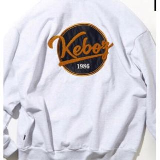 フリークスストア(FREAK'S STORE)のKEBOZ BB LOGO SWEAT グレーアッシュ　M(スウェット)