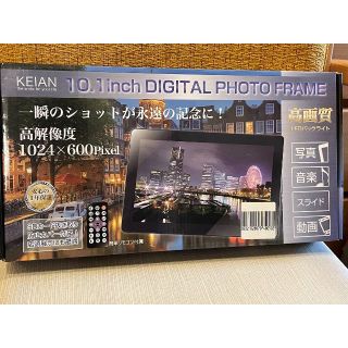 恵安 KEIAN デジタルフォトフレーム 10インチ KDPF1022F-BKの通販 by