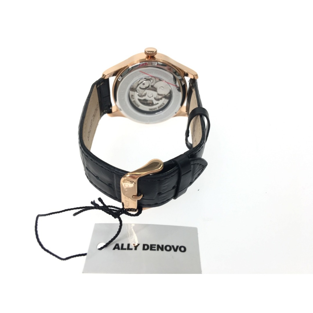 ▼▼シンシア メンズ腕時計 自動巻き ALLY DENOVO アリーデノヴォ ヘリテージ オートマティック AM5016.4 ブラック メンズの時計(腕時計(アナログ))の商品写真