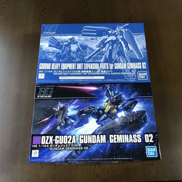 GUNDAMHG ガンダムジェミナス02 & 陸戦重装ユニット 拡張パーツ