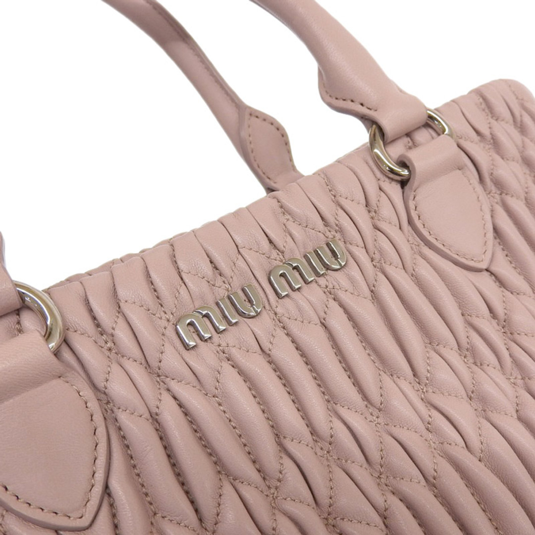 MIU MIU - ミュウミュウ マトラッセ 2WAY ショルダー レザー MIU MIU - ミュウミュウ マトラッセ 2WAY ショルダー レザー