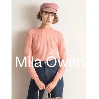 ミラオーウェン(Mila Owen)のMila Owen リブ長袖ニット(ニット/セーター)