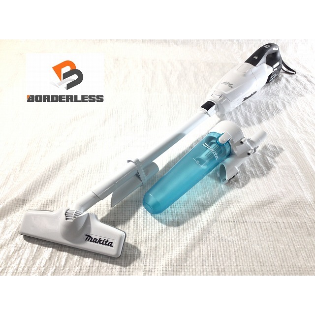 ☆美品☆ makita マキタ 充電式クリーナー CL282FD バッテリー1個(18V3.0Ah)付き サイクロンアタッチメント付き 66599