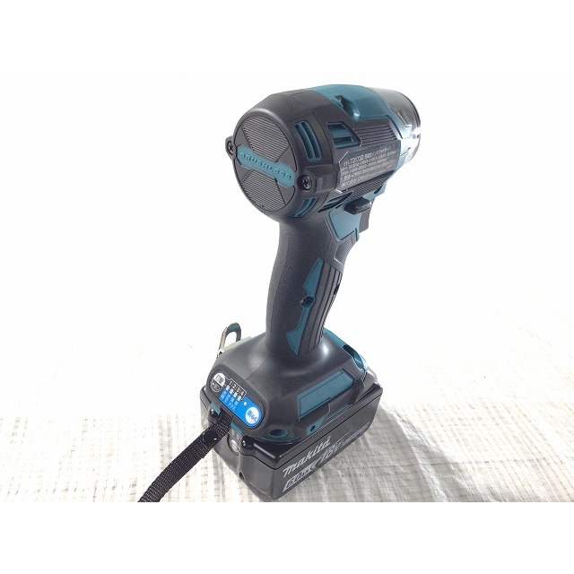 ☆未使用品 説明書無し☆ makita マキタ 18V 充電式インパクトドライバ TD173DRGX 青/ブルー バッテリー2個(18V 6.0Ah) 充電器 67101