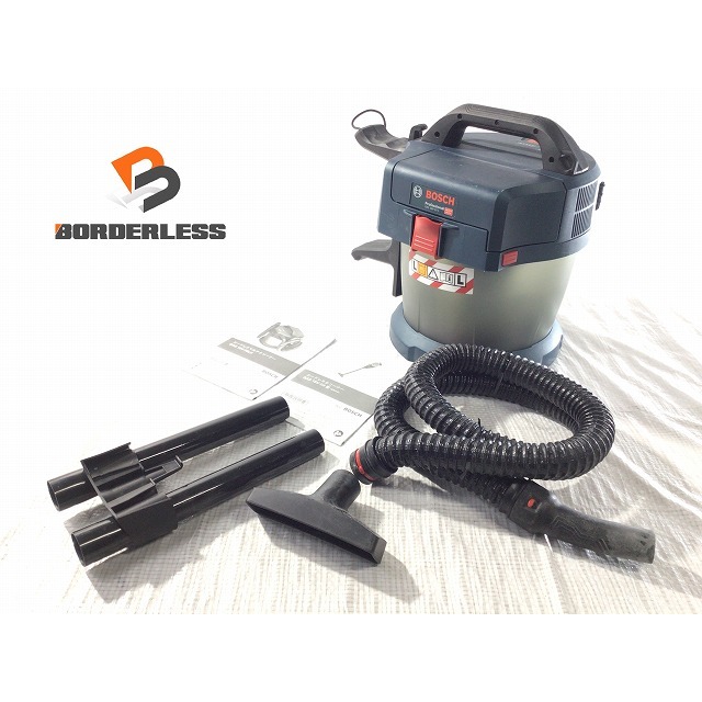 ☆美品☆BOSCH ボッシュ 18V コードレスマルチクリーナー GAS18V-10LH 本体+アタッチメント+取扱説明書 集塵機/集じん機/掃除機 64016