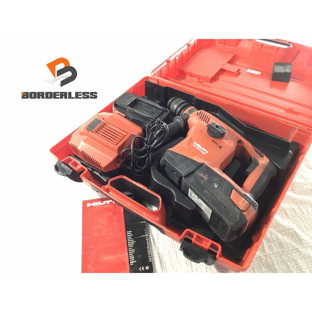 ☆品☆HILTI ヒルティ 36V 充電式ロータリーハンマードリル TE30-A36 バッテリー2個(5.2Ah) 充電器 ケース付 ハンマドリル 66242