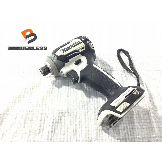 Makita ☆中古品☆makita マキタ 18V 充電式インパクトドライバ TD170D 白/ホワイト 本体のみ 66420の通販 by  工具販売専門店Borderless(ラクマ店)｜マキタならラクマ