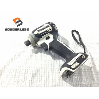 マキタ(Makita)の☆中古品☆makita マキタ 18V 充電式インパクトドライバ TD170D 白/ホワイト 本体のみ 66420(工具)