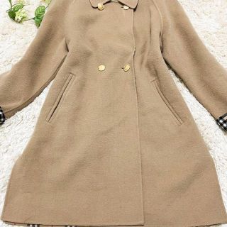 BURBERRY - 【極美品/激レア】バーバリー ロングコート カシミヤ混