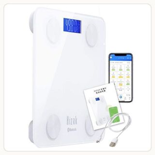 体重計 体組織計 スマホ連動 ヘルスメーター 体脂肪計 コンパクト アプリで管理(体重計/体脂肪計)