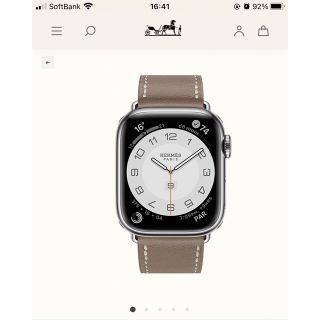 エルメス(Hermes)の新品　HERMES Apple Watch 8 シンプルトゥール 41 mm(腕時計)