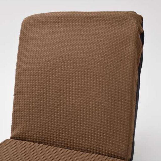 座椅子　ザイス　座イス 送料無料　激安　日本製　撥水加工生地ブラウン色 インテリア/住まい/日用品の椅子/チェア(座椅子)の商品写真