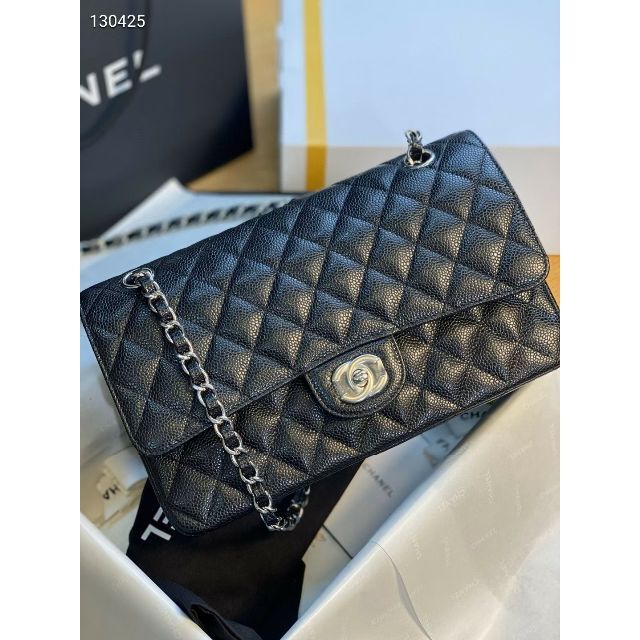 価格は安く CHANEL - 美品CHANEL ダブルフラップ マトラッセ キャビア