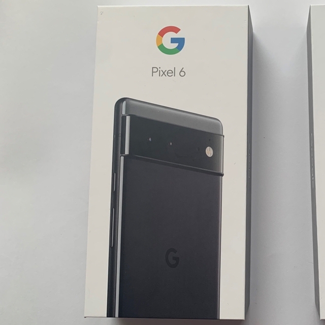 Google Pixel(グーグルピクセル)の新品未利用　Google Pixel6 stormy black 1個 スマホ/家電/カメラのスマートフォン/携帯電話(スマートフォン本体)の商品写真