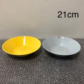 イッタラ(iittala)のイッタラ ティーマ ボウル 21cm ハニー　パールグレー　2つセット(食器)