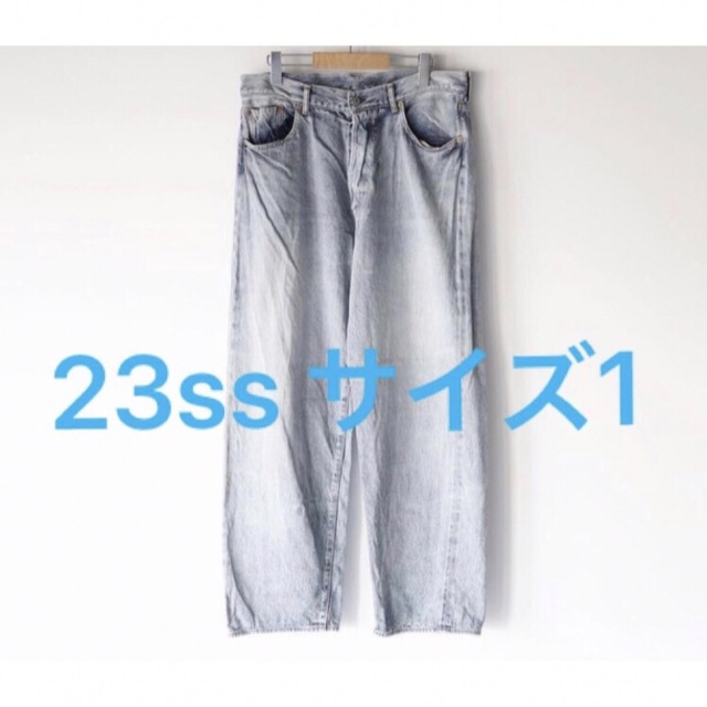 大勧め COMOLI - COMOLI BLEACH 23SS サイズ1 DENIM 5P デニム+